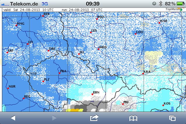 Weather forecast Czech Republic